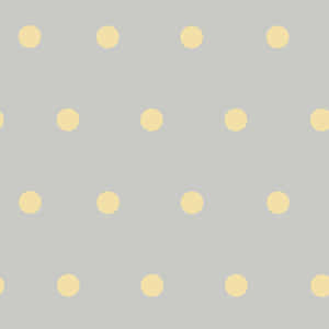Gray And Yellow Polka Dot Wallpaper