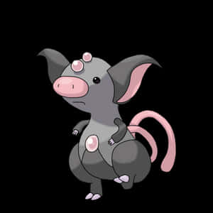 Gray Grumpig Wallpaper