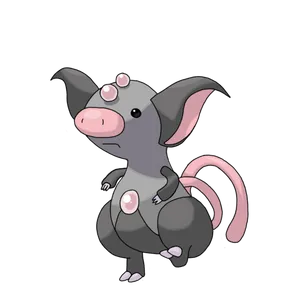 Gray Grumpig Wallpaper