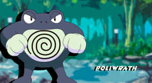 Gray Poliwrath Pokemon Wallpaper