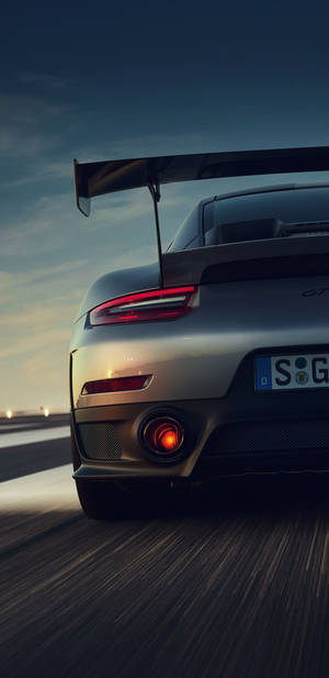 Gray Porsche 911 Gt2 Car Iphone Wallpaper