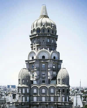 Gray Sky Above Palacio Salvo Wallpaper