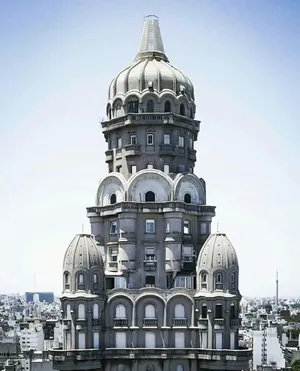 Gray Sky Above Palacio Salvo Wallpaper