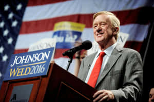 Gray Suit Of William Weld Wallpaper