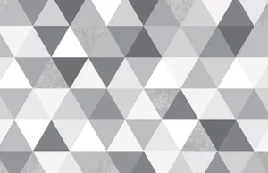 Gray White Geometric Pattern Wallpaper