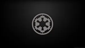 Grayscale Imperial Galactic Empire Symbol Wallpaper
