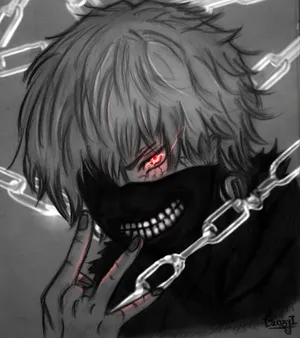 Grayscale Kaneki Pfp Wallpaper