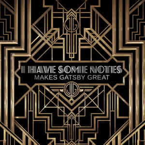 Great Gatsby Art Deco Design Wallpaper