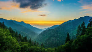 Great Smoky Mountains National Park Lovely Sky Wallpaper