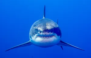 Great_ White_ Shark_ Approaching Wallpaper