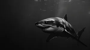 Great_ White_ Shark_ Majesty Wallpaper