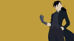 Greed Concept Illustration With Coins And Dollar Symbol Wallpaper