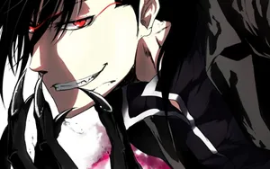 Greed Personified - Skeleton Grasping Money Wallpaper