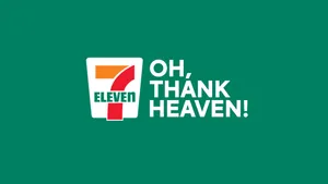 Green 7 Eleven Slogan Wallpaper