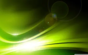 Green Abstract Wallpaper With Light And Dark Background Wallpaper