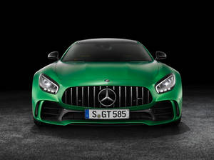 Green Amg Gt R In The Dark Wallpaper