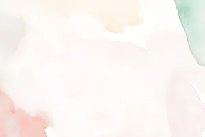 Green And White Pastel Clouds Wallpaper