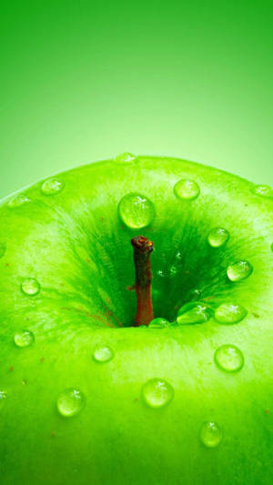 Green Apple Original Iphone 7 Wallpaper