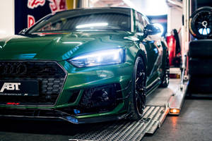 Green Audi Rs 5 Wallpaper