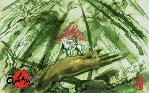 Green Bamboo Forest Okami Wallpaper