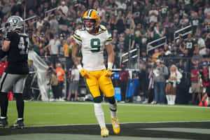 Green Bay Packers Player Number9 On Field Wallpaper