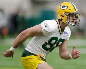 Green Bay Packers Player Running Drill Wallpaper