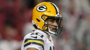 Green Bay Packers Quarterback Jordan Love Wallpaper