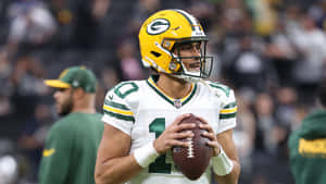 Green Bay Packers Quarterback Preparation Wallpaper