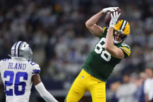 Green Bay Receiver Catch Motion Wallpaper