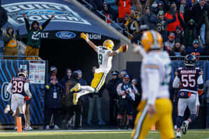 Green Bay Touchdown Celebration Wallpaper