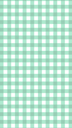 Green Checkerboard Pattern Wallpaper