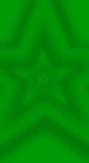 Green Cyber Star Vibes Wallpaper