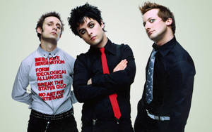 Green Day Light Green Background Wallpaper