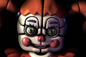 Green-eyed Circus Baby Wallpaper