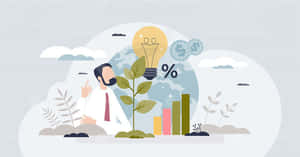 Green Finance And Sustainable Investments In A Growing Economy Wallpaper