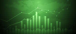 Green Finance Concept On Financial Background Wallpaper