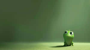 Green Frog Cartoon Character Wallpaper Wallpaper