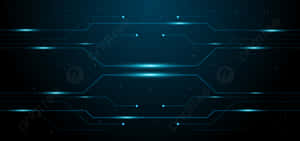 Green Glowing Electric Circuit Wallpaper