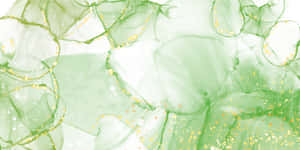 Green Gold Marble Texture Wallpaper