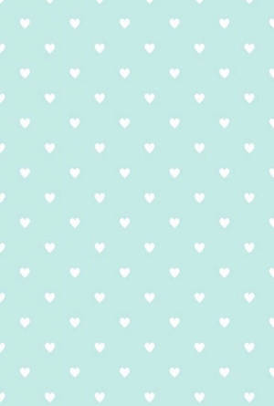 Green Heart Mint Wallpaper