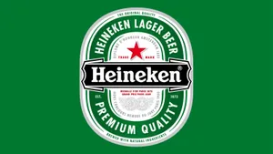 Green Heineken Lager Beer Logo Wallpaper