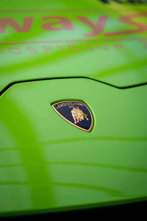 Green Hood Lamborghini Galaxy Wallpaper