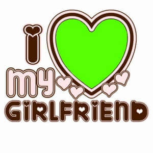 Green I Love Pfp Wallpaper