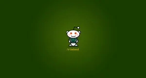 Green Ireland Reddit Logo Wallpaper