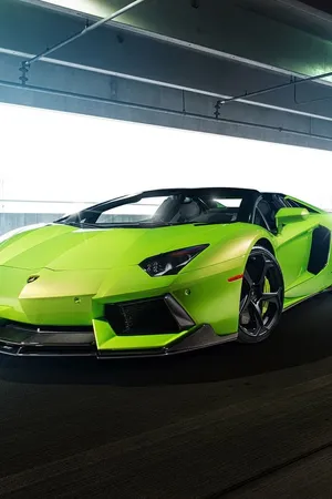 Green Lamborghini Iphone Lock Screen Wallpaper