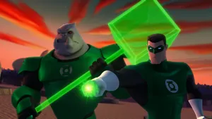 Green Lantern The Animated Series Hal And Kilowog Wallpaper