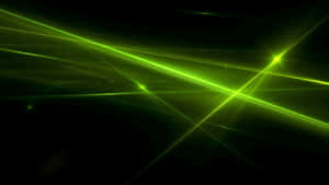 Green Laser Light Beams Wallpaper