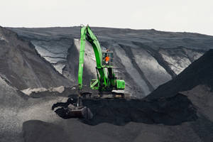 Green Mining Machine Wallpaper