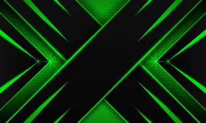 Green Neon Abstract Background Wallpaper