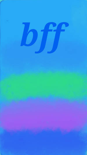 Green Purple Blue Girly Bff Wallpaper